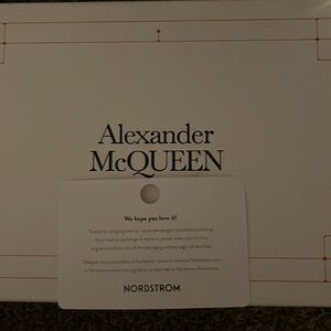 Black Oversized Alexander McQueen black on black